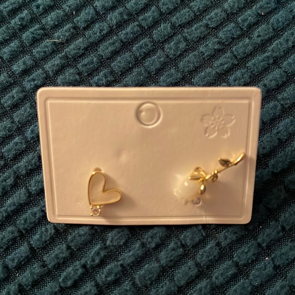 MixMatch HeartRose Earrings